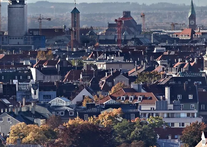 Great Studio Apartment View Over Munich