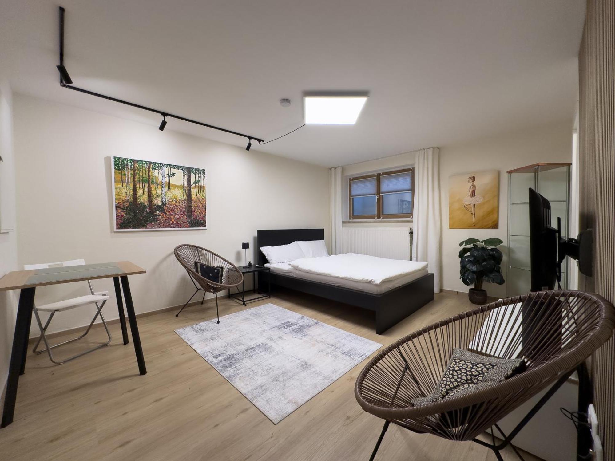 Modernes 1 In Schwabing Naehe Allianz Arena Und Englischer Garten Apartamento *