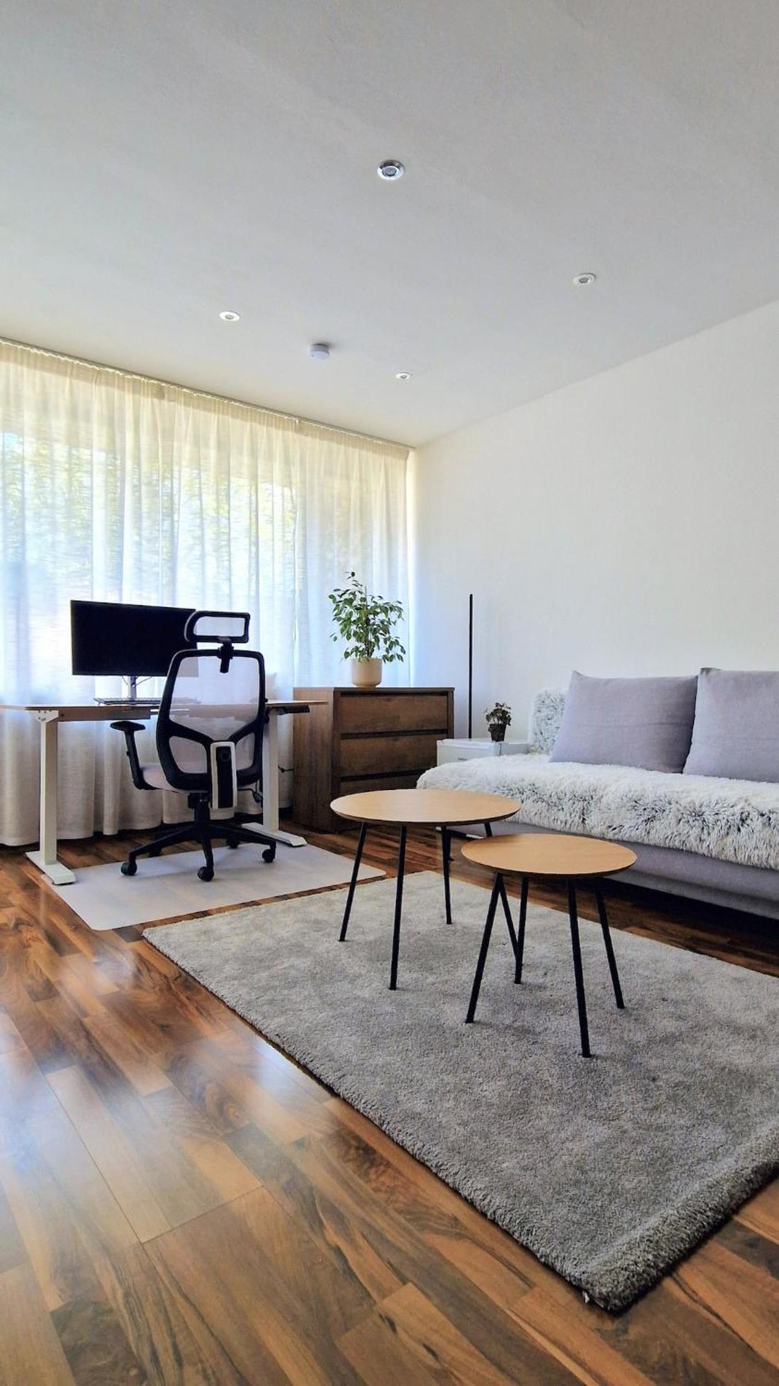 Apartment Large Cozy With Balcony And Kitchen At Pasing