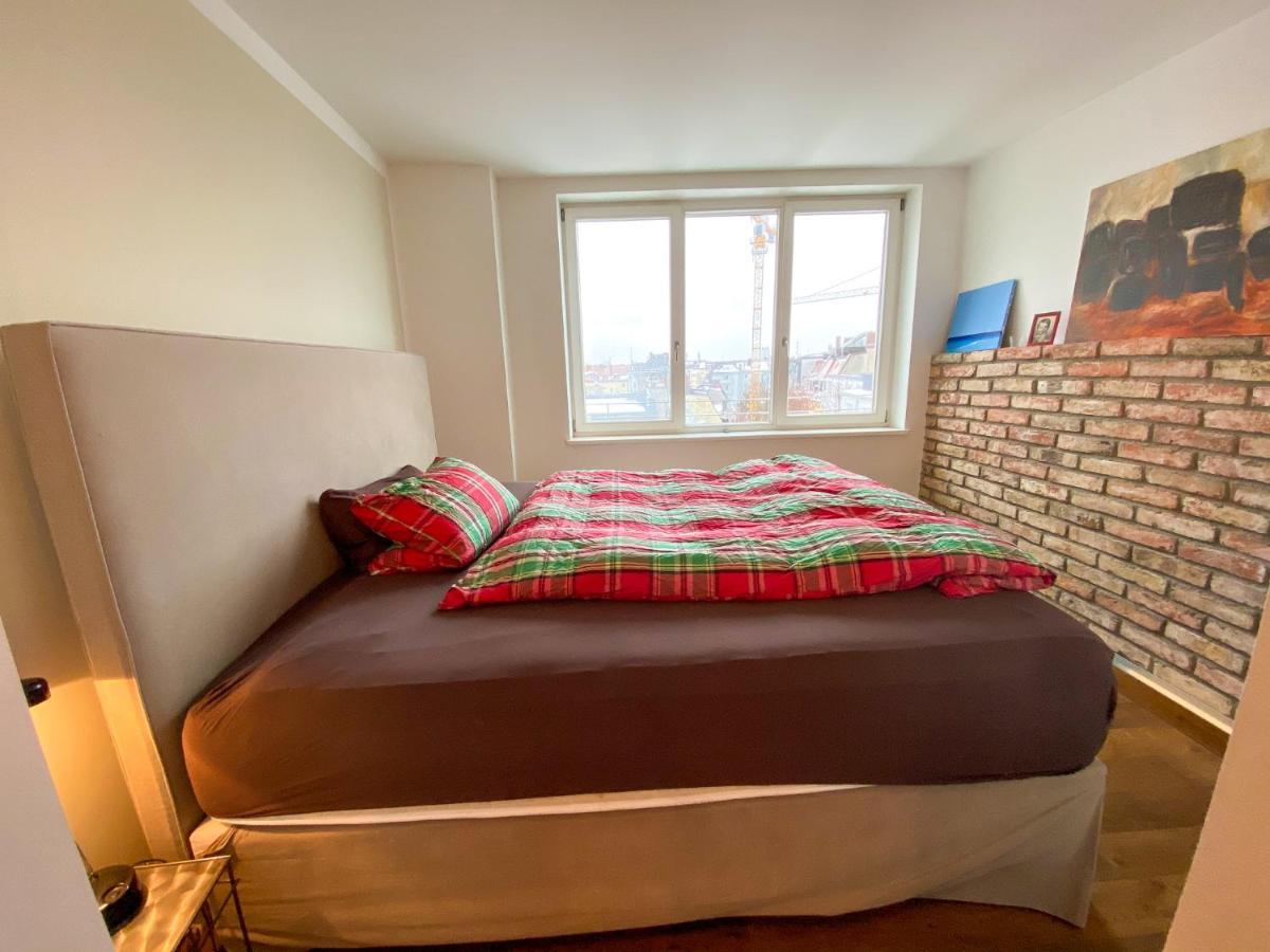 Exklusives Panorama Penthouse Im Herzen Von München, Dachterasse, Kamin