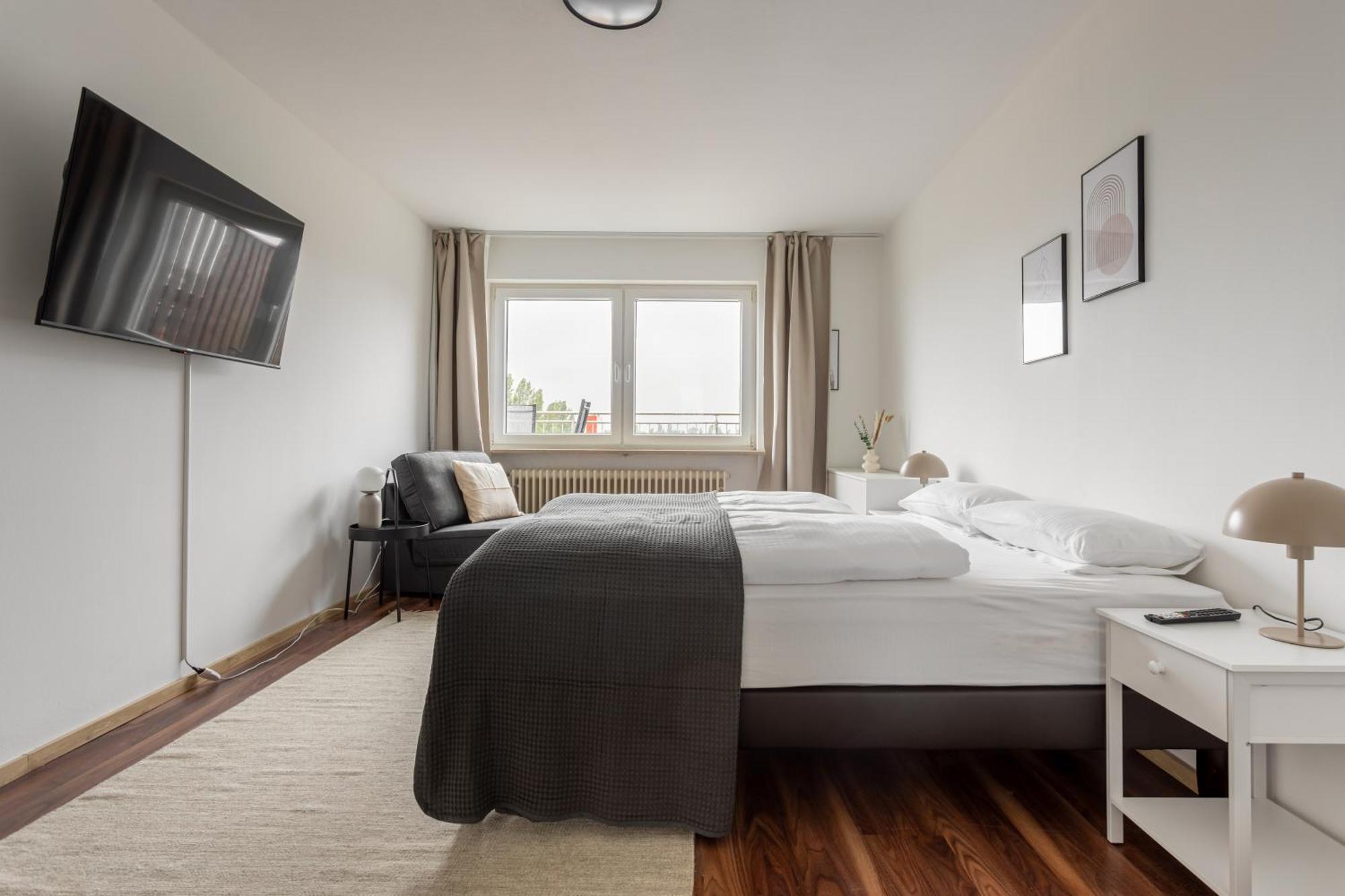 Apartment Global Living - Design I Terrace I Kitchen I Smart-tv I Parking Space I Munich