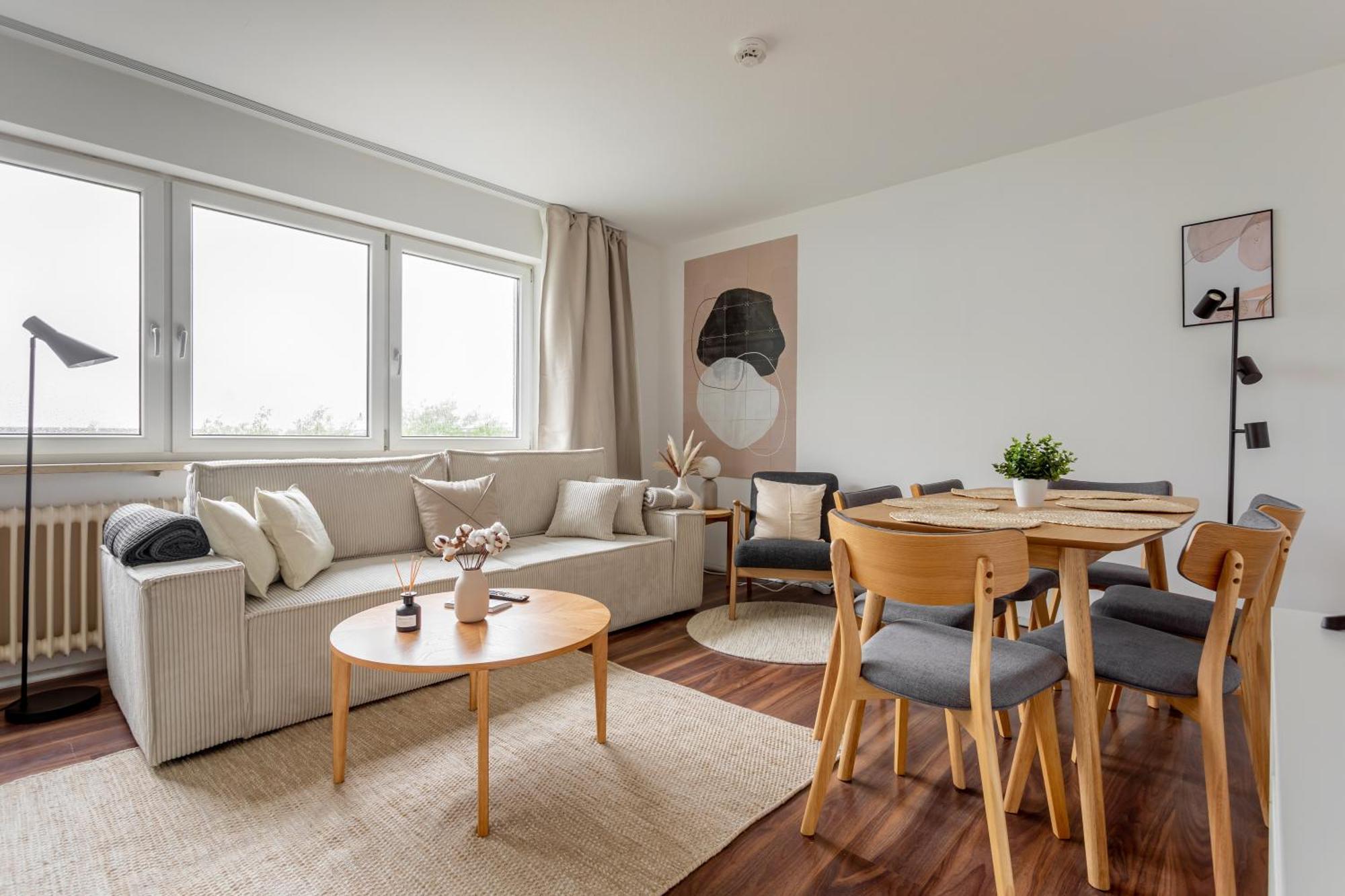 Global Living - Design I Terrace I Kitchen I Smart-tv I Parking Space I * Munich