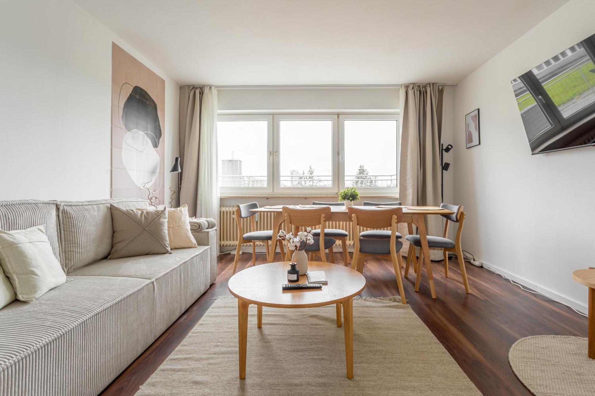 Apartment Global Living - Design I Terrace I Kitchen I Smart-tv I Parking Space I
