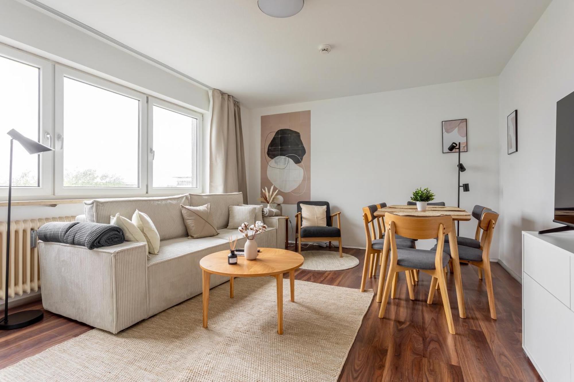 Global Living - Design I Terrace I Kitchen I Smart-tv I Parking Space I Apartment *
