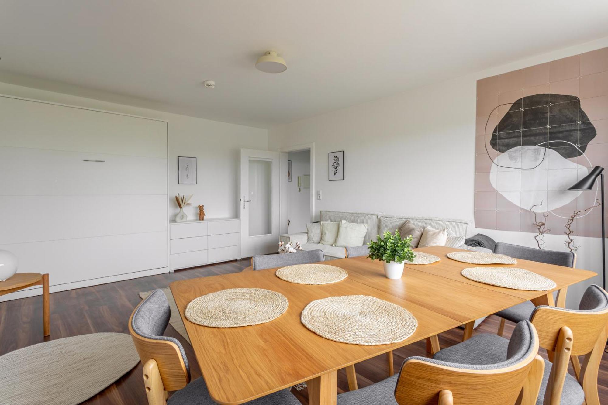 Global Living - Design I Terrace I Kitchen I Smart-tv I Parking Space I Apartment *