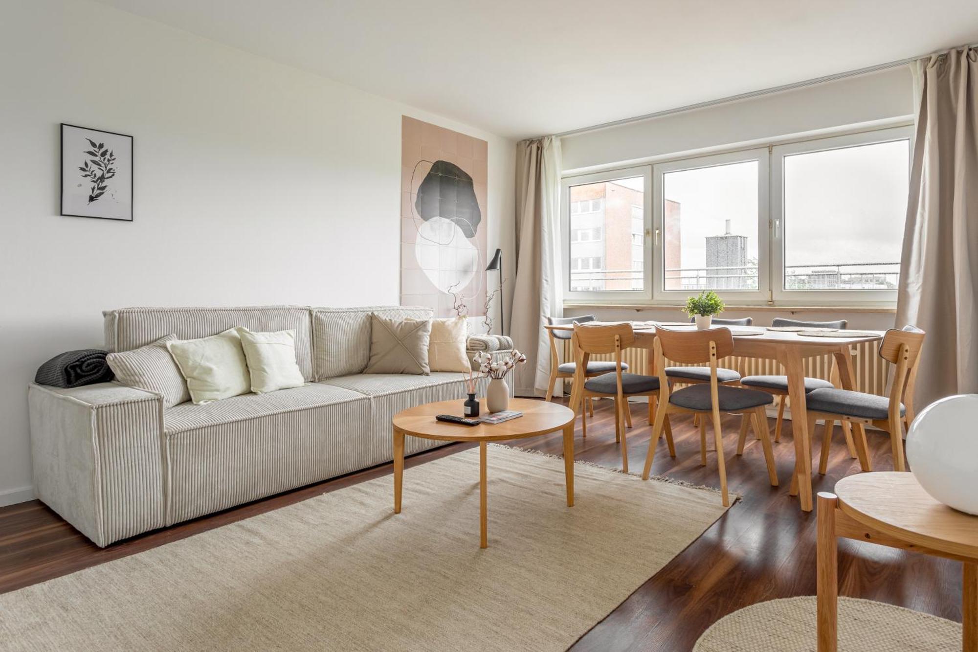 Global Living - Design I Terrace I Kitchen I Smart-tv I Parking Space I * Munich
