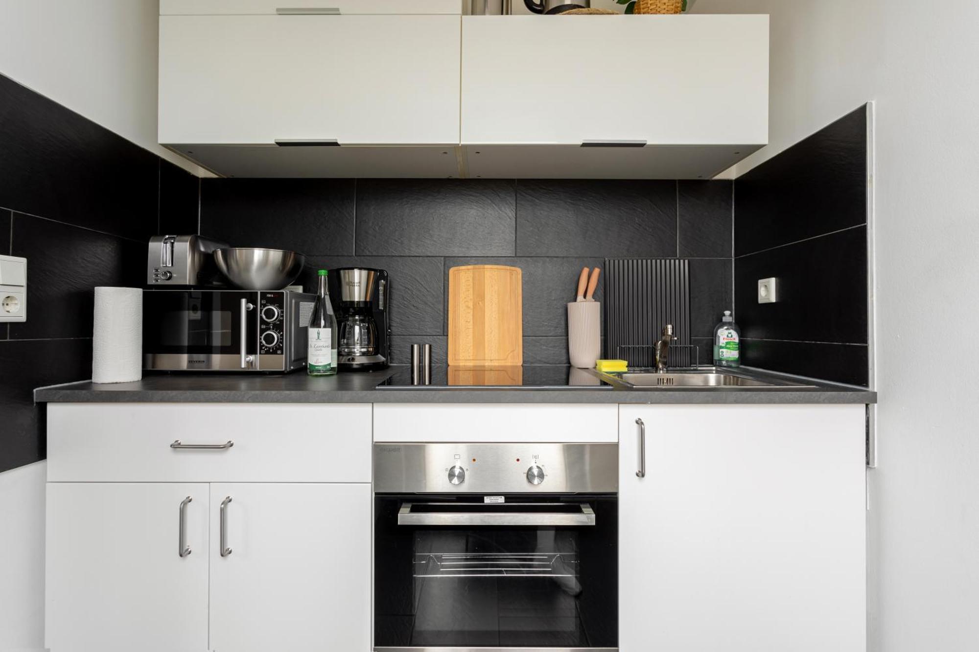 Apartment Global Living - Design I Terrace I Kitchen I Smart-tv I Parking Space I Munich