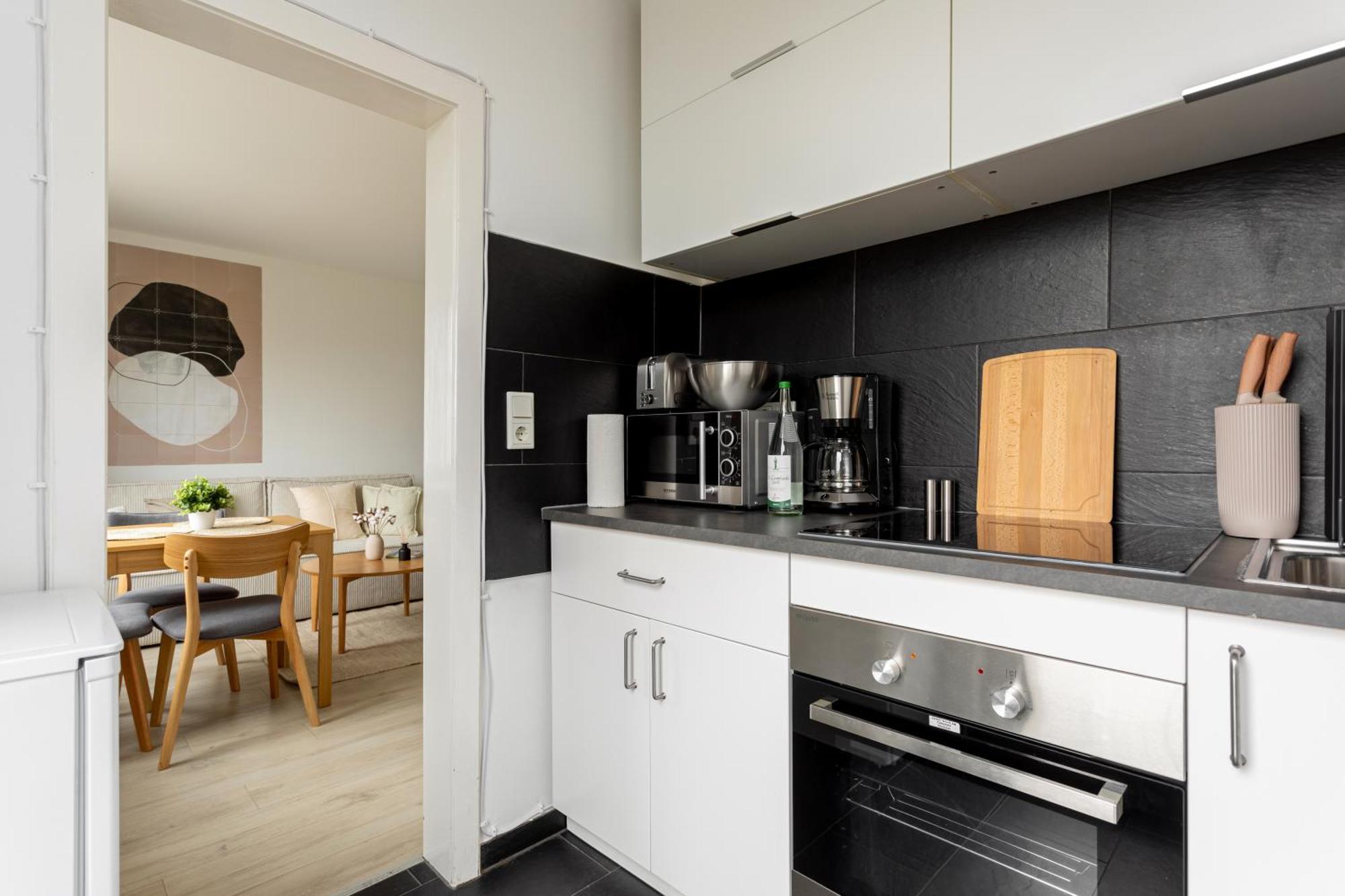 Apartment Global Living - Design I Terrace I Kitchen I Smart-tv I Parking Space I