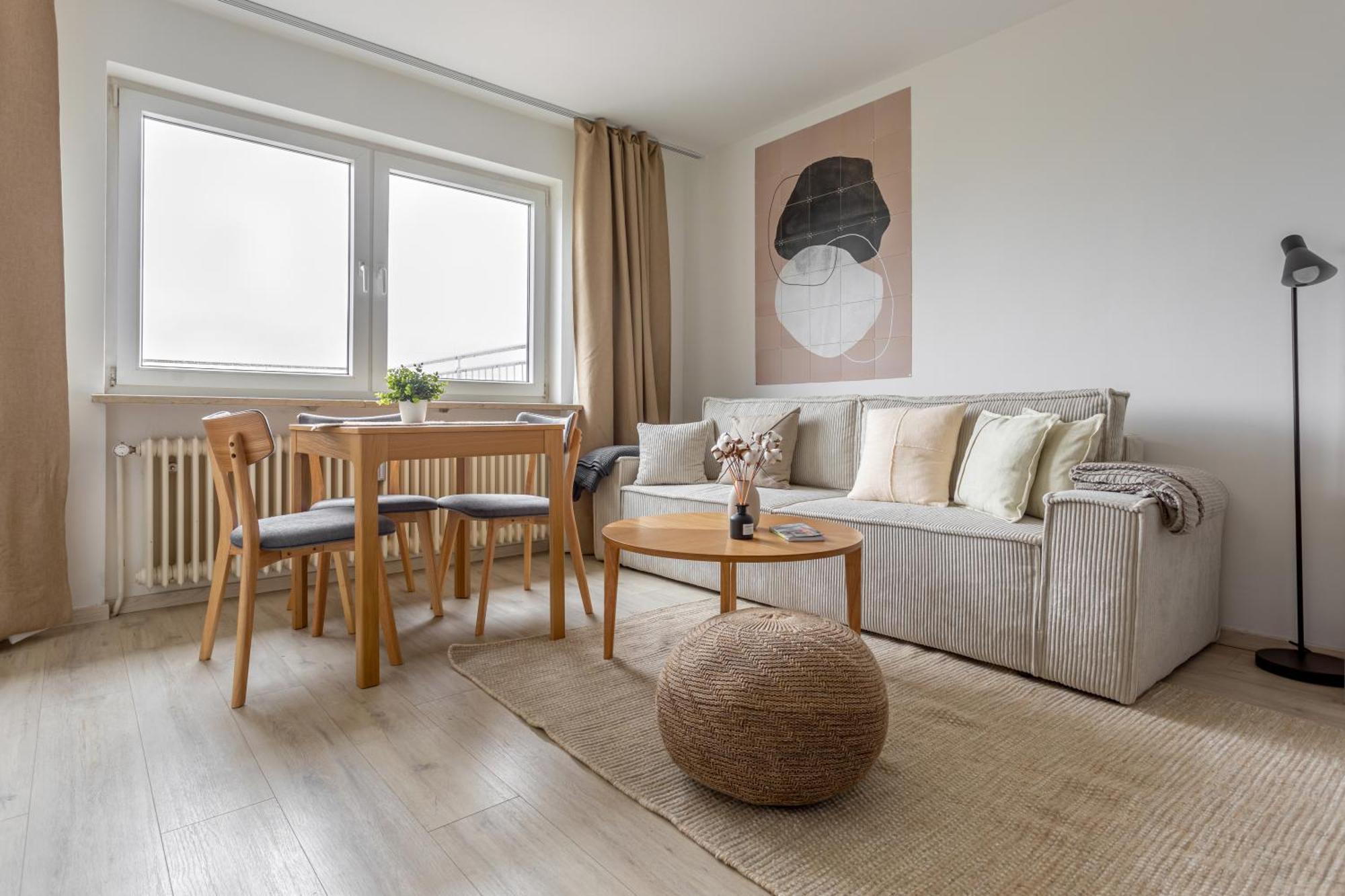 Apartment Global Living - Design I Terrace I Kitchen I Smart-tv I Parking Space I Munich