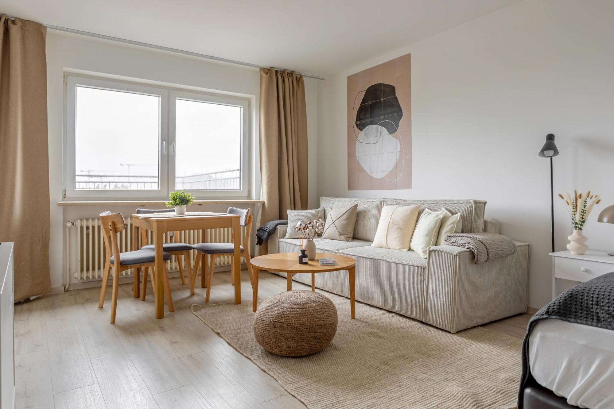 Apartment Global Living - Design I Terrace I Kitchen I Smart-tv I Parking Space I