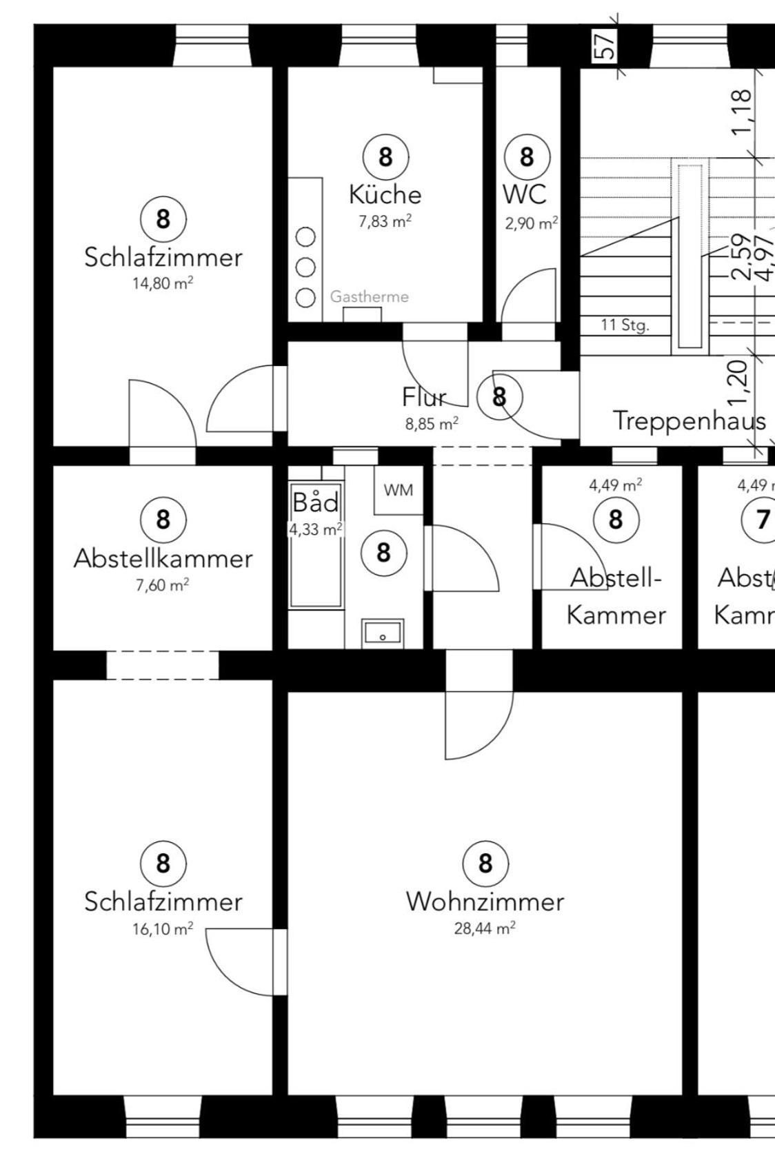 New Furnished, Exclusive Large Flat In Center, 30min To Airport Apartment *