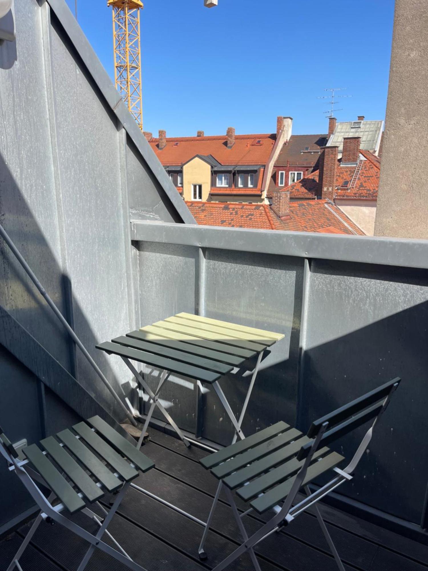 Apartment Design Auf 2 Etagen Mit Balkon Nahe Isar & Innenstadt *