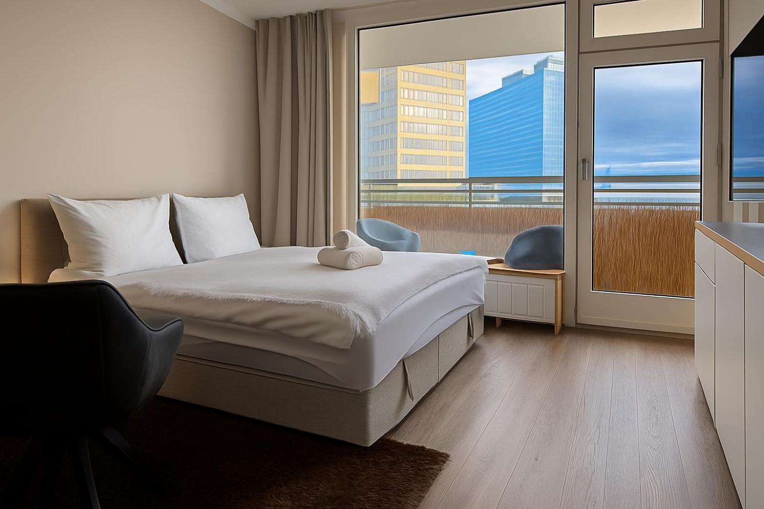Great View To Allianz Arena & Free Garage Parking Apartment