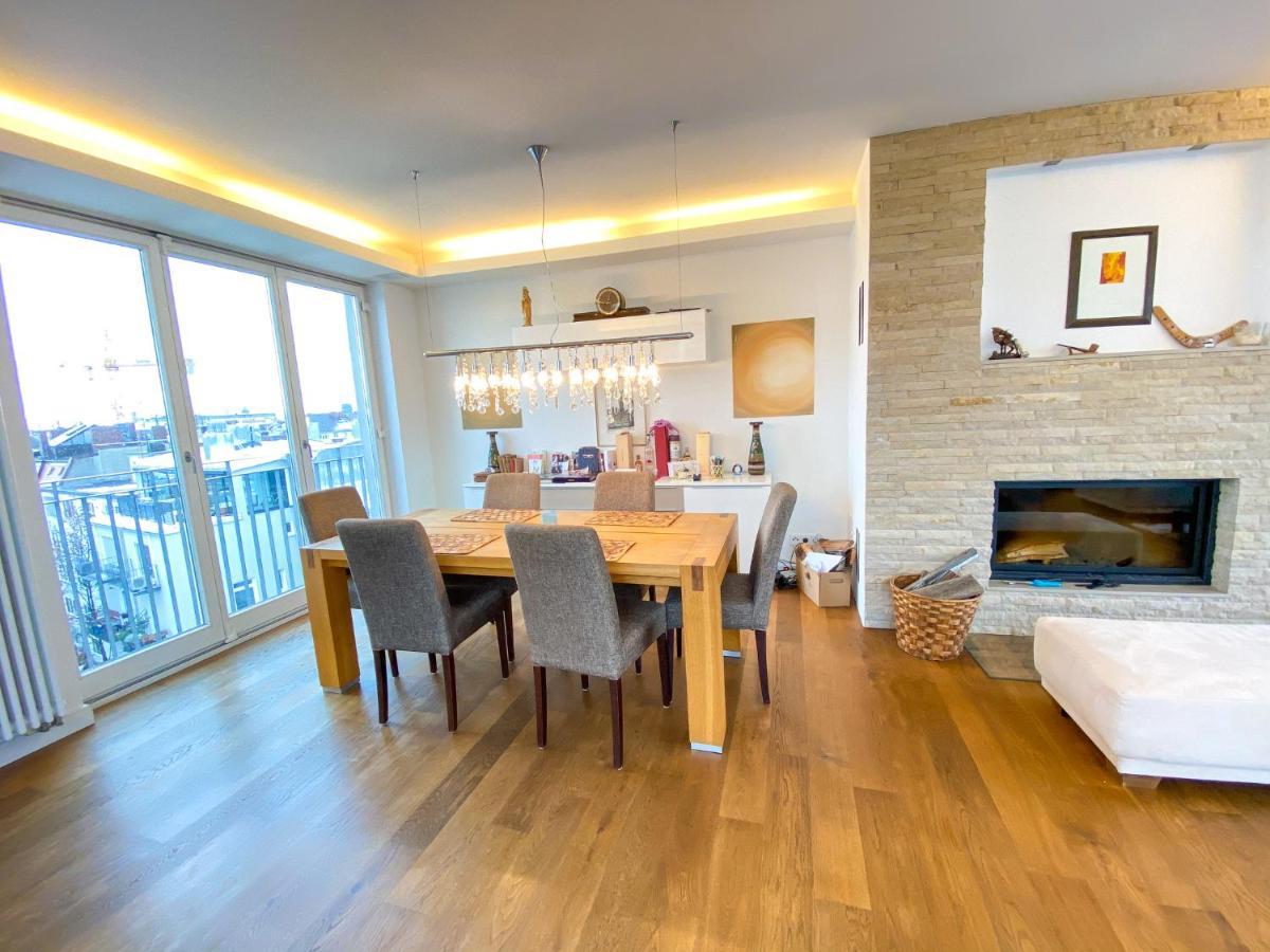 Apartment Exklusives Panorama Penthouse Im Herzen Von Munchen, Dachterasse, Kamin Munich