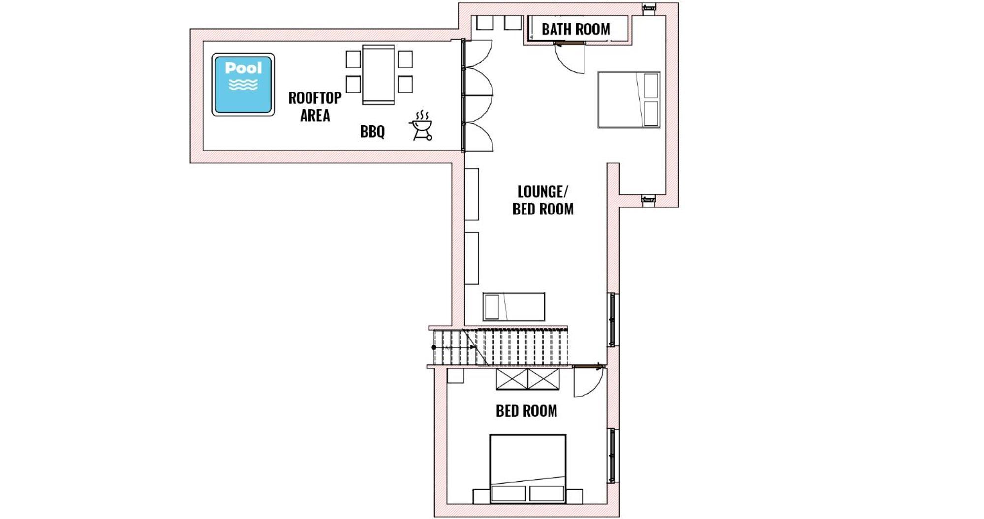 6 Maisonette-penthouse Pool Dachterrasse Luxus Apartamento Munique