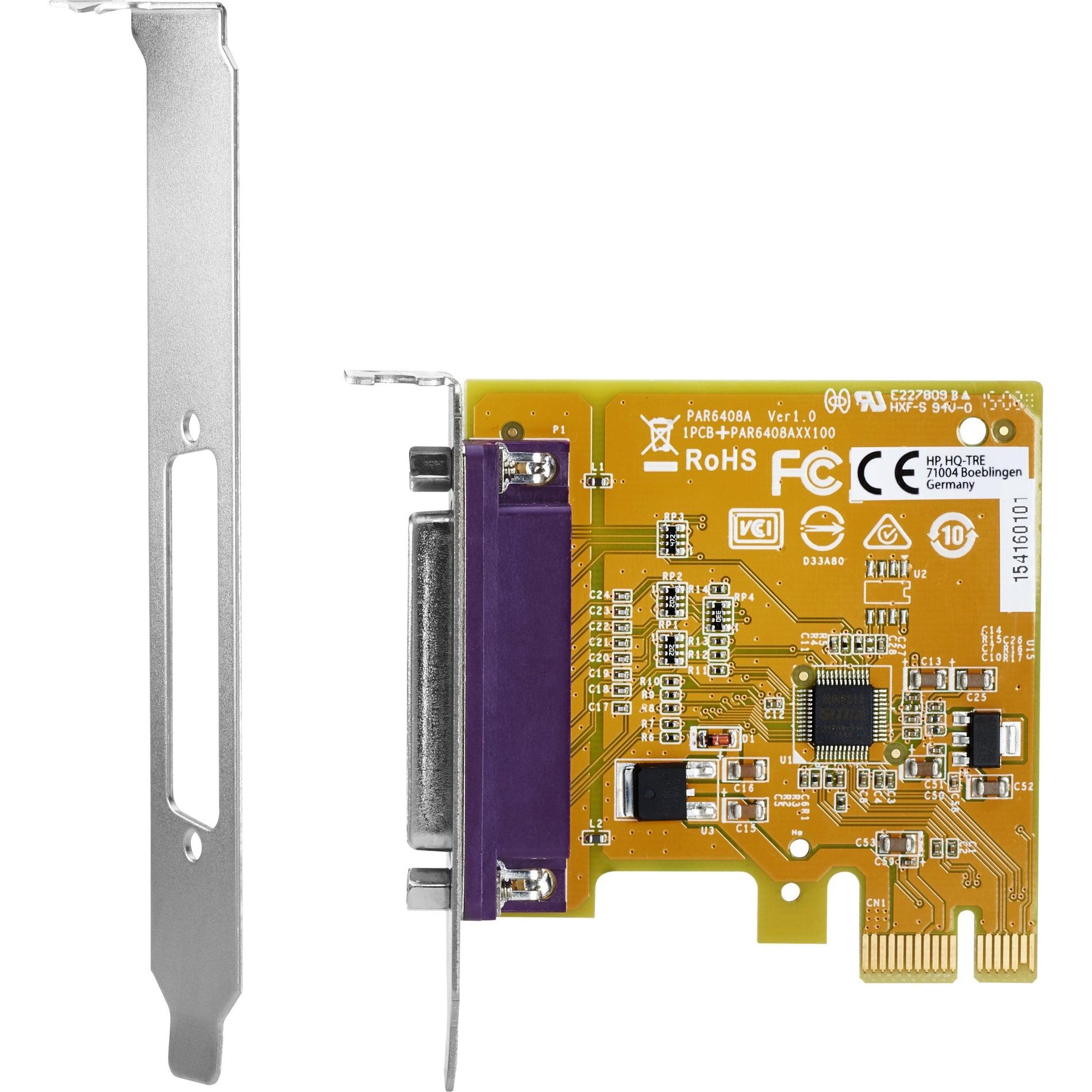 HP N1M40AA PCIe x1 Parallel Port Card, Add a Parallel Port to Your ...